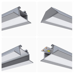 Профиль для светодиодной ленты Apeyron (08-03) 2 м угловой - фото 2