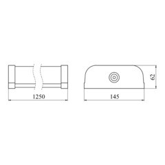 Светильник накладной Svet ЛПО-36 G13 72 Вт IP40 белый (1700-00080) - фото 2