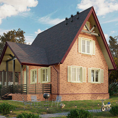 Панель фасадная Docke Flemish Premium 1095х420 мм жженая красная - фото 5