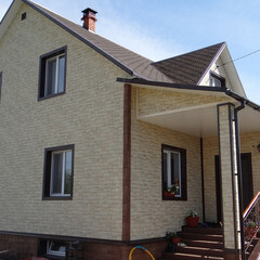 Панель фасадная Docke Stein Premium 1098х400 мм янтарная - фото 3