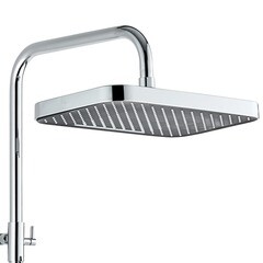 Душевая система Corsa Deco CX с верхним душем с лейкой с изливом хром (SSFCX330Q) - фото 15