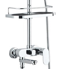 Душевая система Corsa Deco CX с верхним душем с лейкой с изливом хром (SSFCX230S) - фото 17