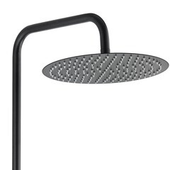 Душевая система Corsa Deco NX с верхним душем с лейкой с изливом черная (SSFNX300SB) - фото 17