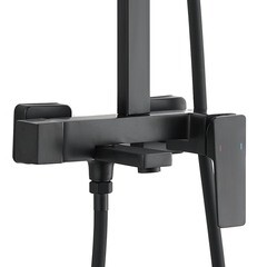 Душевая система Corsa Deco TX с верхним душем с лейкой с изливом черная (SSFTX250QB) - фото 17