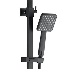 Душевая система Corsa Deco TX с верхним душем с лейкой с изливом черная (SSFTX250QB) - фото 16