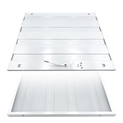 Светильник светодиодный для потолка армстронг Svet ДВО/ДПО-36 6000К 36 Вт IP40 белый призма (1704-10030) - фото 4