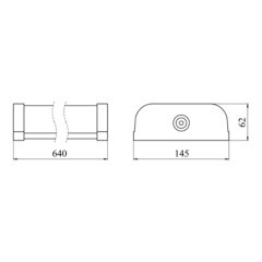 Светильник накладной Svet ЛПО-12 G13 36 Вт IP40 белый (1700-00140) - фото 2
