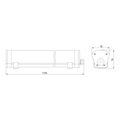 Светильник светодиодный накладной Svet ДПП-8 6000К 32 Вт IP65 белый (1705-00090) - фото 2