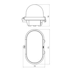 Светильник накладной Svet НБП 01-60-012 E27 60 Вт IP53 белый (1501-00030) - фото 2