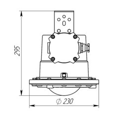 Светильник подвесной Svet ДСП 47Д-30-001 E27 30 Вт 220 В взрывозащищенный IP65 (SV0208-0055/15765) - фото 2