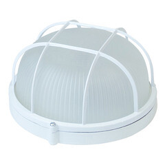 Светильник накладной Svet НБП 03-60-002 E27 60 Вт IP54 белый с решеткой призма (1301-00060) - фото 1