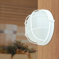 Светильник накладной Svet НБП 03-60-002 E27 60 Вт IP54 белый с решеткой призма (1301-00060) - фото 3