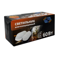 Светильник накладной Svet НБП 04-60-002 E27 60 Вт IP54 белый призма (1302-00060) - фото 5