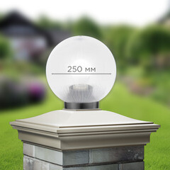 Светильник садово-парковый Svet Анелма белый 260 мм E27 60 Вт IP44 (1200-00360/4479) - фото 5