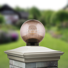 Светильник садово-парковый Svet Анелма черный 210 мм E27 60 Вт IP44 (1200-00440/5421) - фото 4