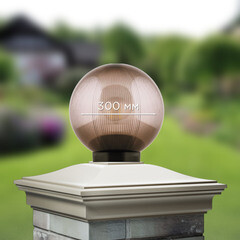 Светильник садово-парковый Svet Анелма черный 310 мм E27 100 Вт IP44 (1200-00340/5445) - фото 4