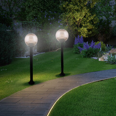 Светильник садово-парковый Svet Анелма черный 310 мм E27 100 Вт IP44 (1200-00340/5445) - фото 3