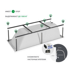 Каркас для ванны акриловой Ollie 130х70 см (03ол1370) - фото 4
