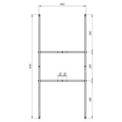Каркас для ванны акриловой Ollie/Monck//Tanaris 150х70 см (03ол1570) - фото 2