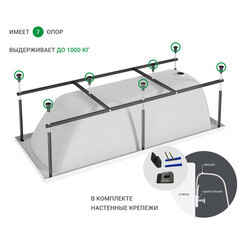 Каркас для ванны акриловой Ollie 170х75 см (03ол1775) - фото 4