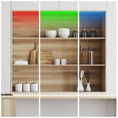 Лента светодиодная SMD 5050 Apeyron (000017) RGB свет 14,4 Вт 12 В IP20 5 м - фото 3