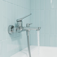 Смеситель для ванны Iddis Parker хром однорычажный с коротким изливом без лейки (PARSB02i02WA) - фото 5