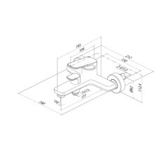 Смеситель для ванны Iddis Ever хром однорычажный с коротким изливом без лейки (EVESB00i02WA) - фото 2