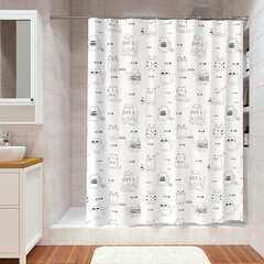 Штора для ванны Fora Cats 1800х1800 мм полиэстер белая (FOR-PH-CATS) - фото 3