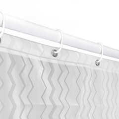 Штора для ванны Fora Mountain 2000х1800 мм PEVA белая (FOR-EV17) - фото 3