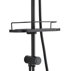 Душевой комплект Corsa Deco CX с верхним душем с лейкой черный (SSCX330QB) - фото 5