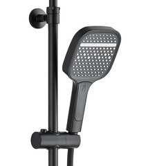 Душевой комплект Corsa Deco CX с верхним душем с лейкой черный (SSCX330QB) - фото 4