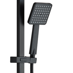 Душевой комплект Corsa Deco TX с верхним душем с лейкой черный (SSTX250QB) - фото 3