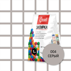 Затирка для плиточных швов Старатели серый 1 кг