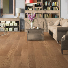 Паркетная доска Tarkett Tango Classic дуб медный 1,182 кв.м 14 мм однополосная с фаской брашированная - фото 8