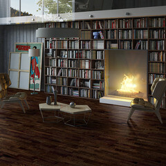 Паркетная доска Tarkett Salsa дуб кокоа 2,658 кв.м 14 мм трехполосная брашированная - фото 7