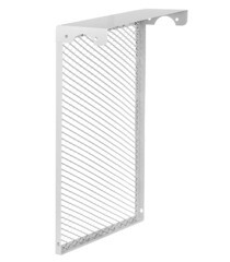 Экран декоративный металлический Evecs ДМЭР 610х390 мм белый 4-х секционный - фото 4