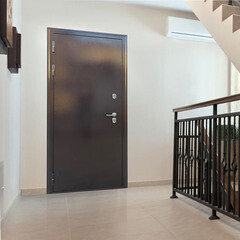 Дверь входная с терморазрывом Дверной континент Термаль Люкс левая антик медь - белый 960х2050 мм - фото 3