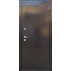 Дверь входная с терморазрывом Дверной континент Термаль Люкс правая антик медь - белый 860х2050 мм - фото 14