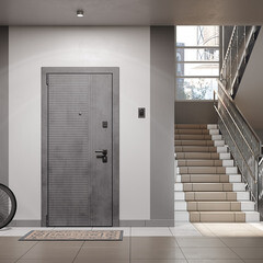 Дверь входная Torex Талса левая ферро - бетон темный 860х2050 мм - фото 15