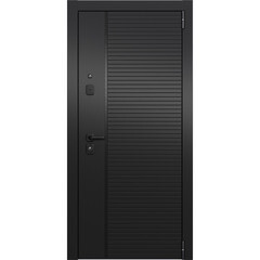 Дверь входная Torex Талса Скай правая крема - черная шагрень с зеркалом 860х2050 мм - фото 17