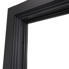 Дверь входная Torex Талса Скай правая крема - черная шагрень с зеркалом 950х2050 мм - фото 4