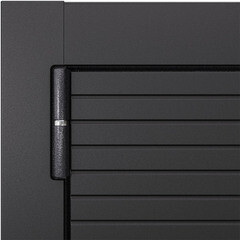 Дверь входная Torex Талса Скай левая крема - черная шагрень с зеркалом 950х2050 мм - фото 9