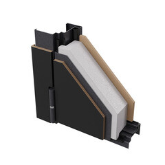 Дверь входная Torex Талса Скай левая крема - черная шагрень с зеркалом 950х2050 мм - фото 3