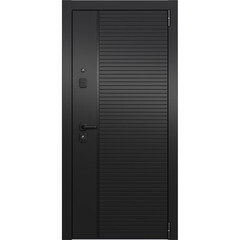 Дверь входная Torex Талса Скай правая крема - черная шагрень с зеркалом 950х2050 мм - фото 17