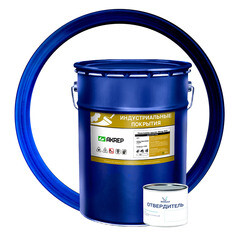 Изображение товара Краска эпоксидная для бетонных полов Мицар Акрэп-Б10 двухкомпонентная белая 20 кг+0,4 кг