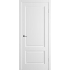 Дверь межкомнатная Норра 2 700х2000 мм эмаль белая глухая с замком и петлями - фото 6