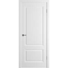 Дверь межкомнатная Норра 2 800х2000 мм эмаль белая глухая с замком и петлями - фото 6
