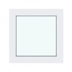 Пластиковое окно VEKA WHS 60 900х900 мм 1 створка глухая с одним стеклом - фото 2