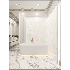 Керамогранит NT Ceramic Marmo белый полированный 1200х600х9 мм (2 шт.=1,44 кв.м) - фото 19