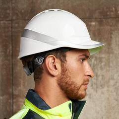 Каска защитная Delta Plus Diamond Vi Wind белая с храповиком (DIAM6WTRBC) - фото 9